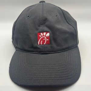 Chick-Fil-A Gray Cap with Red Embroidered Logo